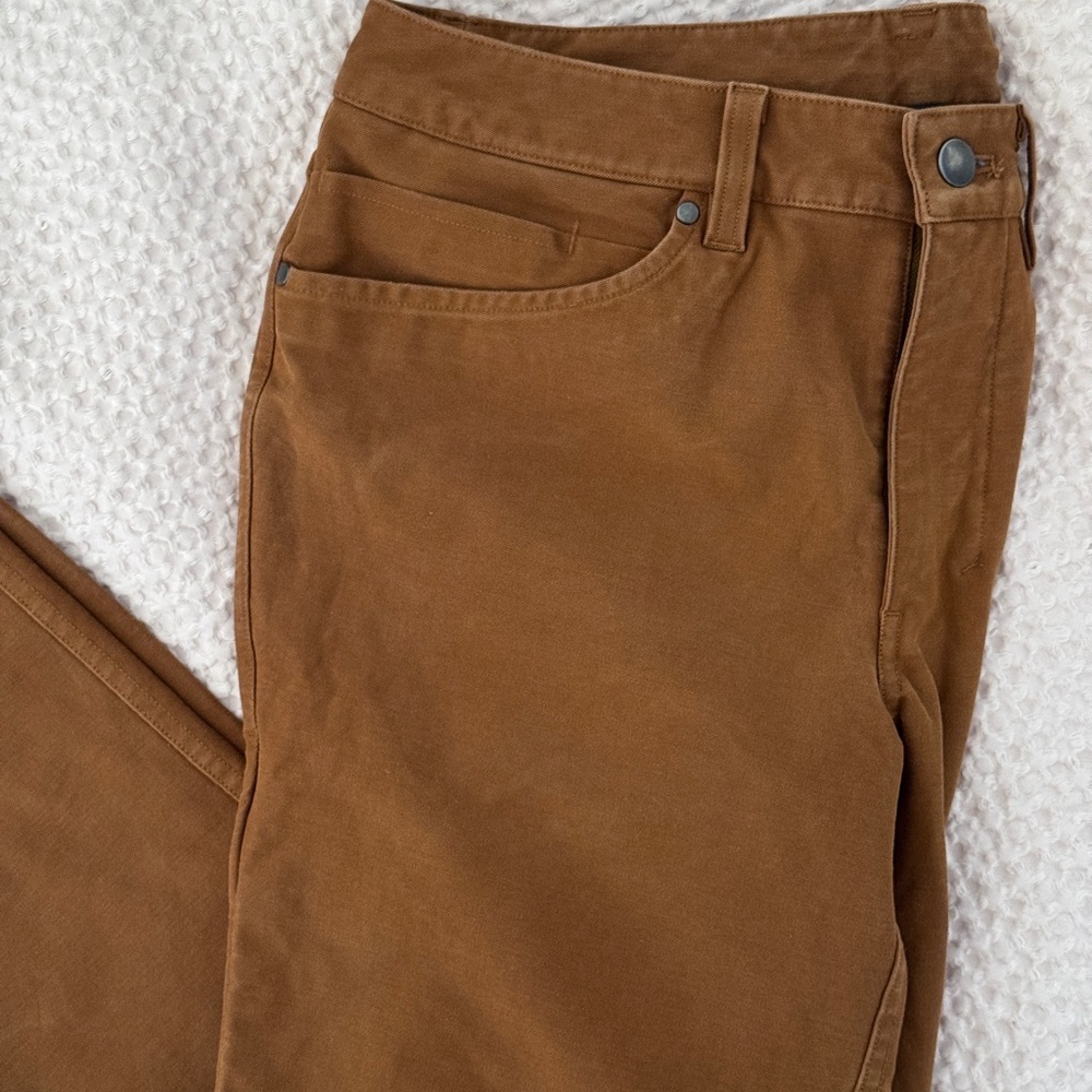 Lululemon Brown 5-Pocket Twill Stretch Pants